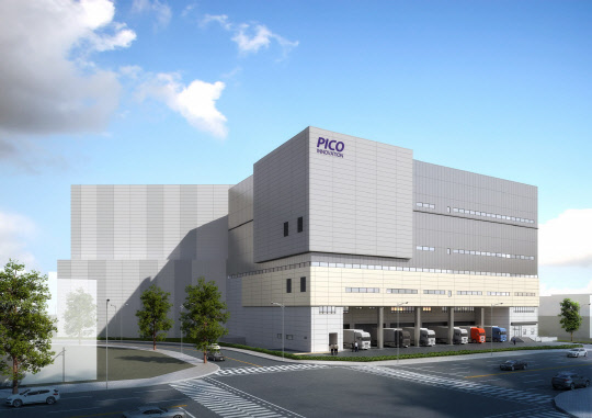 피코 스마트 물류센터 조감도. CJ올리브네트웍스 제공